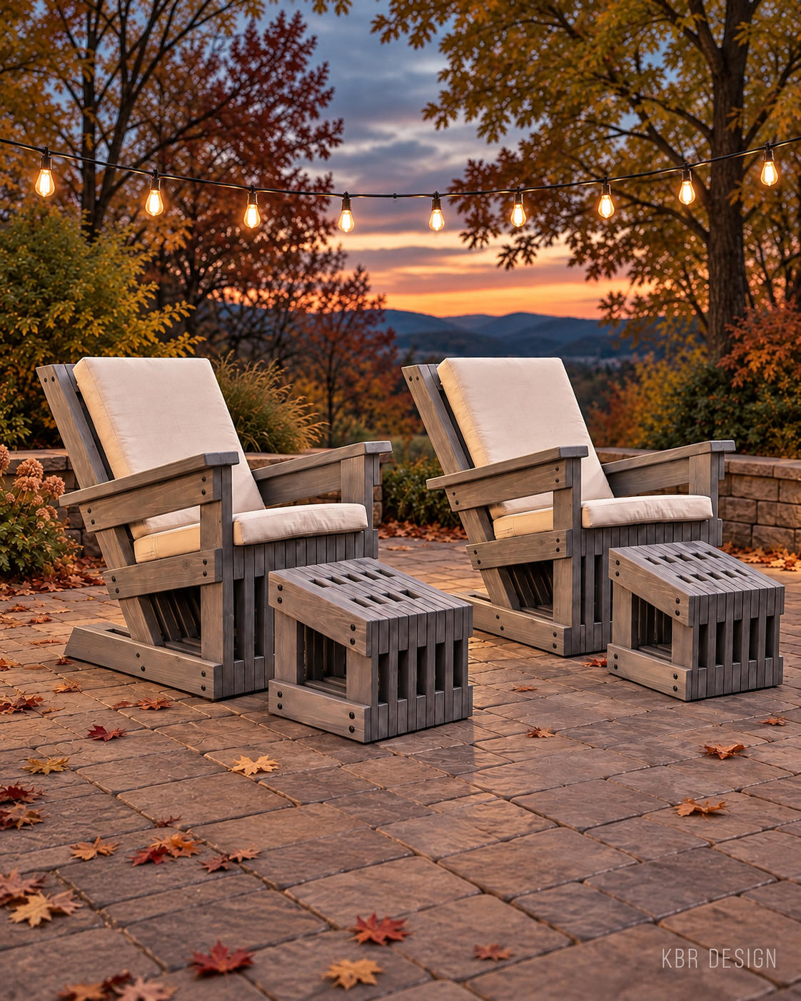 -Custom Shadow Slat™ Outdoor Lounger XL Set-