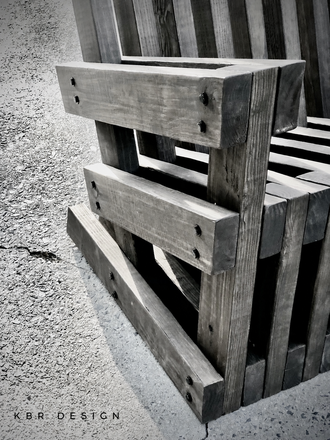 -Custom Shadow Slat™ Outdoor Lounger-