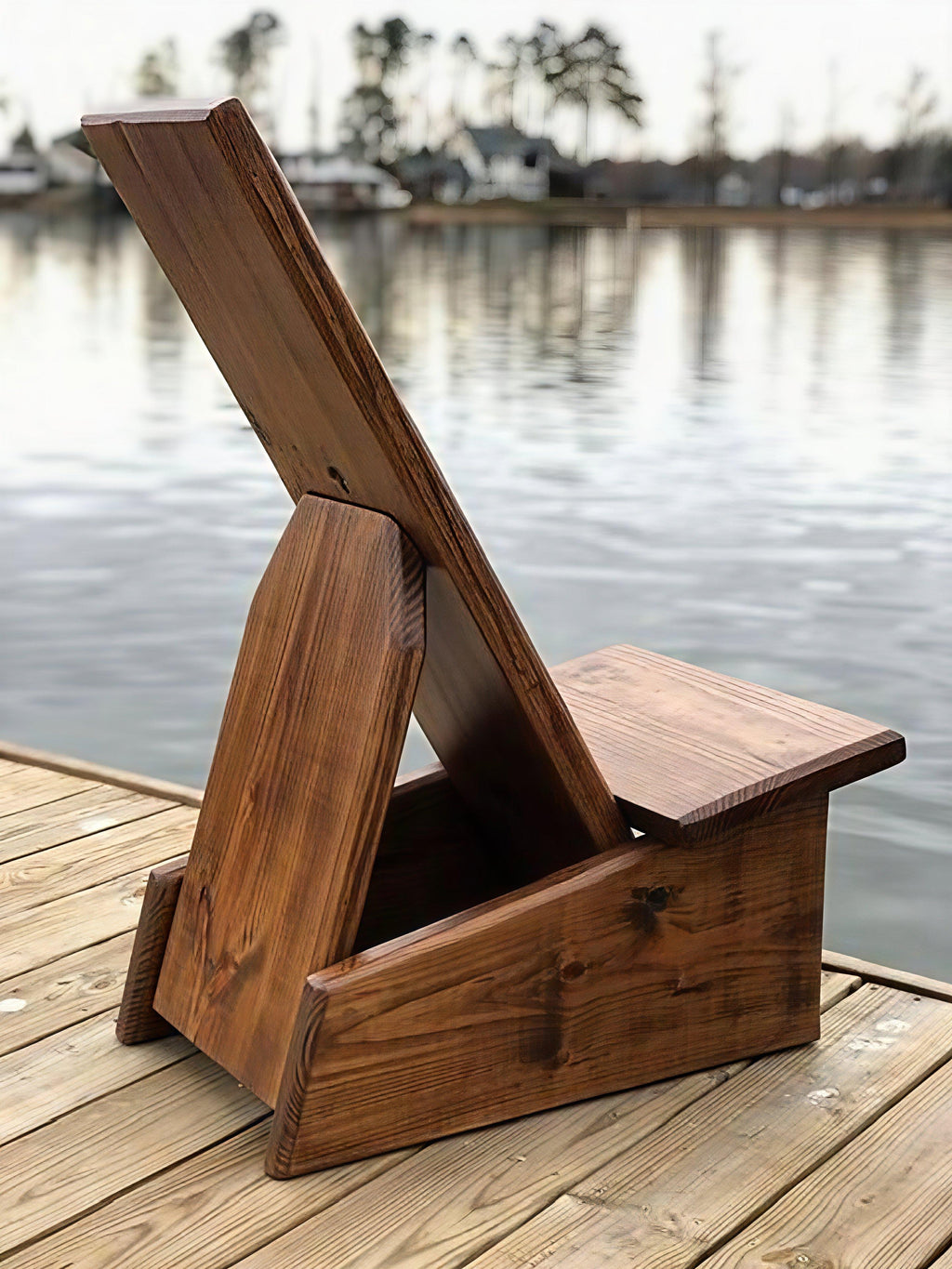 -Indoor / Outdoor Plank Chairs (2)-