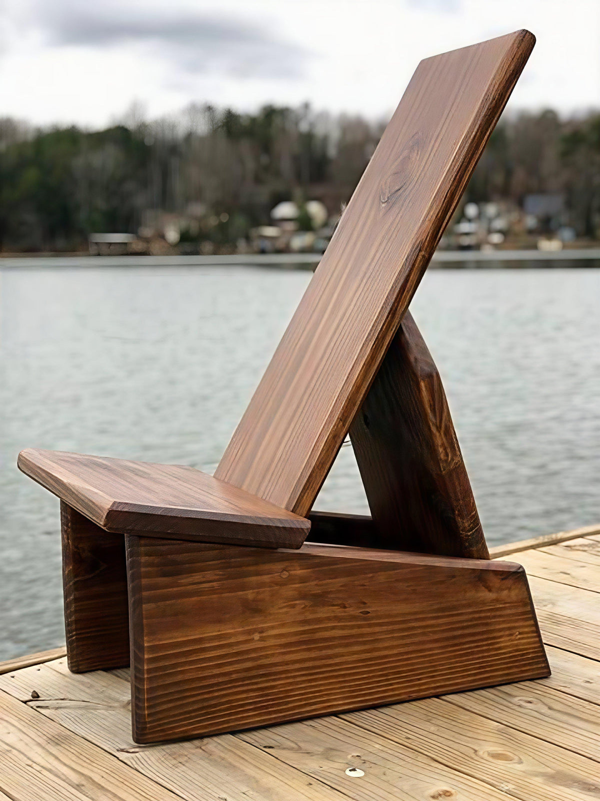 -Indoor / Outdoor Plank Chairs (2)-