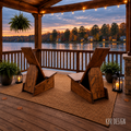 -Indoor / Outdoor Plank Chairs (2)-