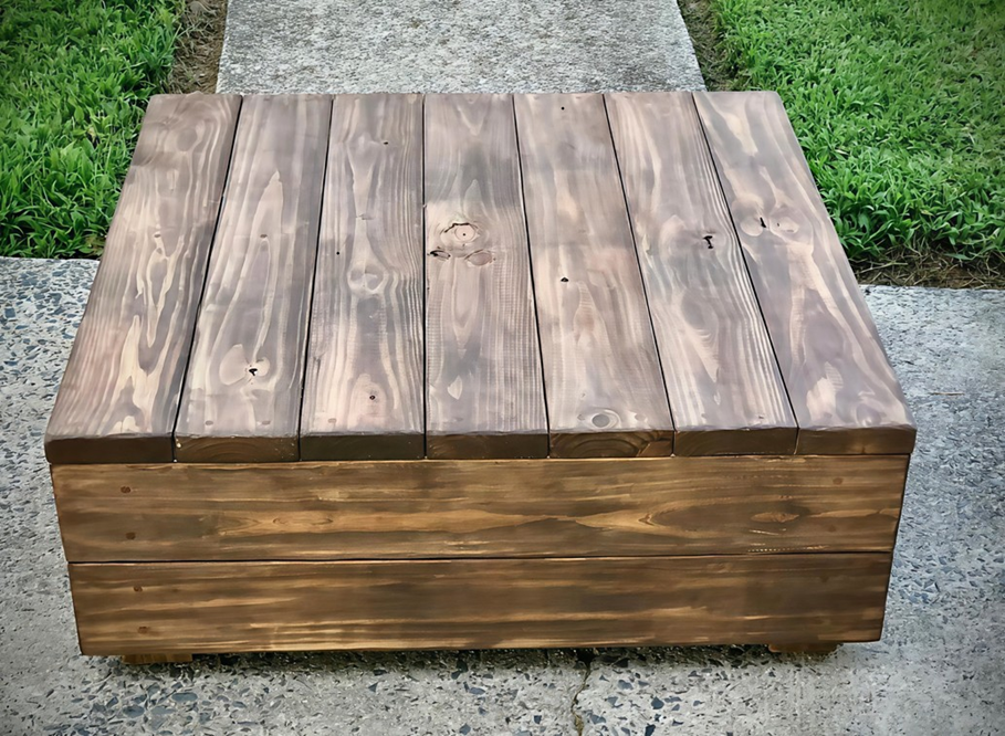 -Custom Low Profile Outdoor Table-