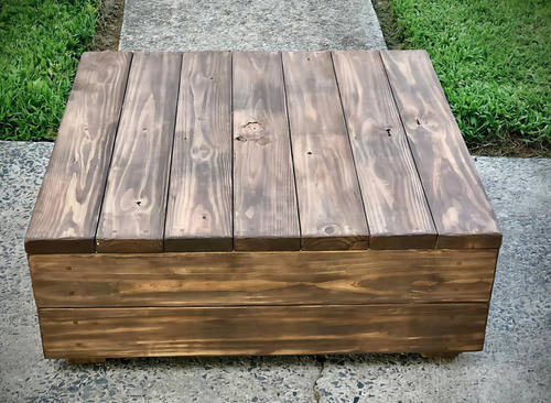 -Custom Low Profile Outdoor Table-