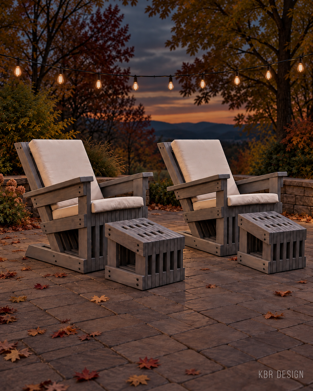 -Custom Shadow Slat™ Outdoor Lounger XL Set-