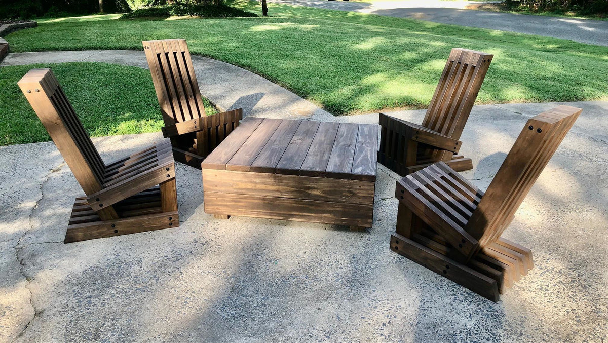 -Custom Low Profile Outdoor Table-