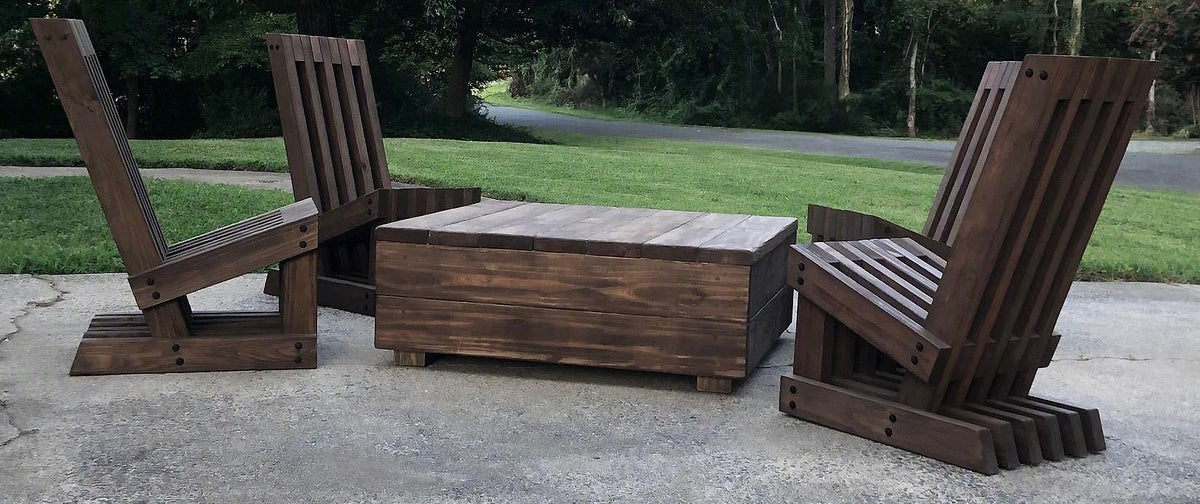 -Custom Low Profile Outdoor Table-